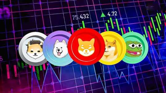 Memecoins trading